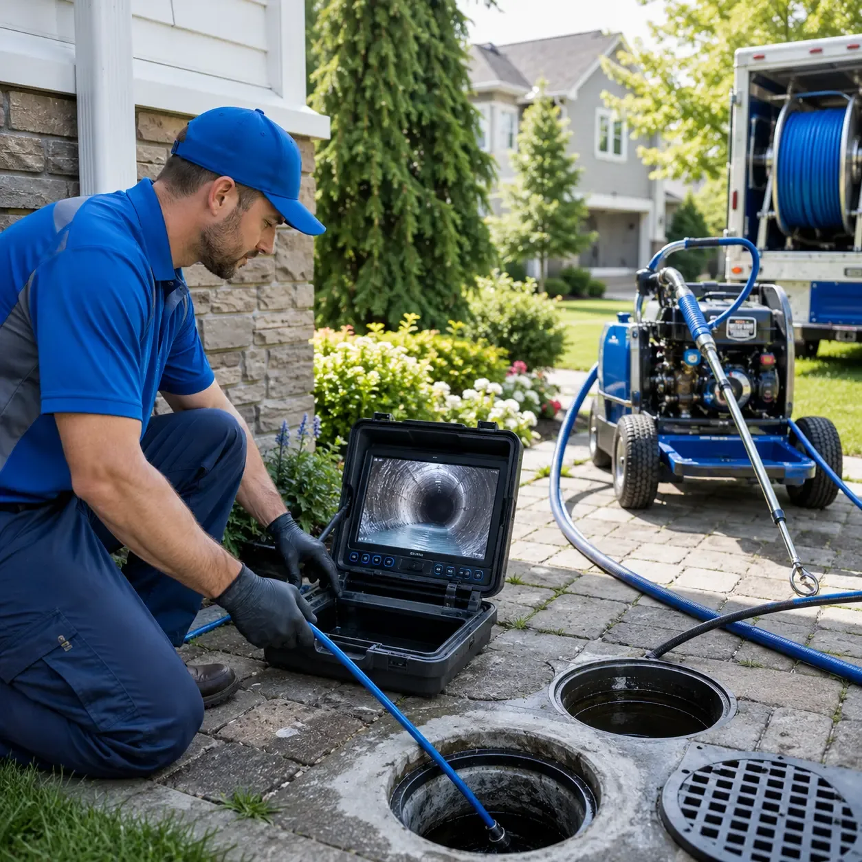 Outdoor drain cleaning professionals serving East Point, GA